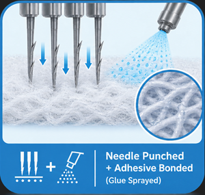 Needle-punched + Chemical Bond