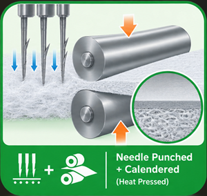 Needle-punched + Hot Rolling